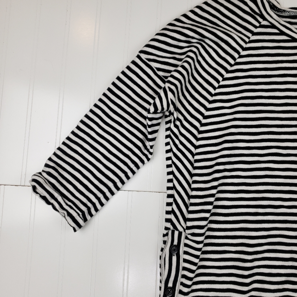 Madewell button down side 3/4 sleeve top - Picture 5 of 9